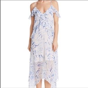 🆕 BCBGMAXAZRIA Lissa Cold Shoulder Dress, Size L